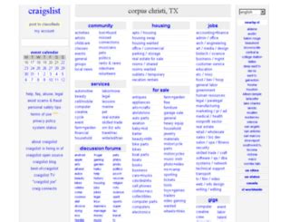 craigslist: corpus christi jobs, apartments, for sale, services ...